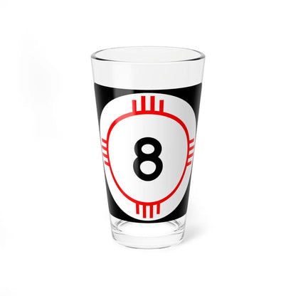 New Mexico 8 (New Mexico) (Road Sign) Pint Glass 16oz - Go Mug Yourself