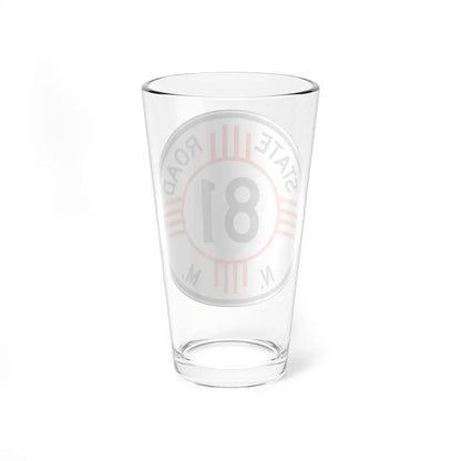 New Mexico 81 1952 (New Mexico) (Road Sign) Pint Glass 16oz - Go Mug Yourself