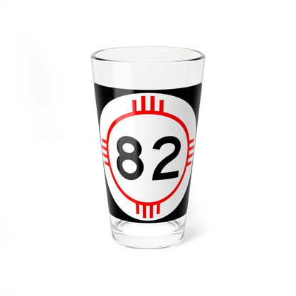 New Mexico 82 (New Mexico) (Road Sign) Pint Glass 16oz 16oz - Go Mug Yourself