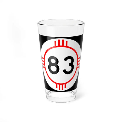 New Mexico 83 (New Mexico) (Road Sign) Pint Glass 16oz 16oz - Go Mug Yourself