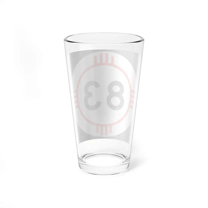 New Mexico 83 (New Mexico) (Road Sign) Pint Glass 16oz - Go Mug Yourself