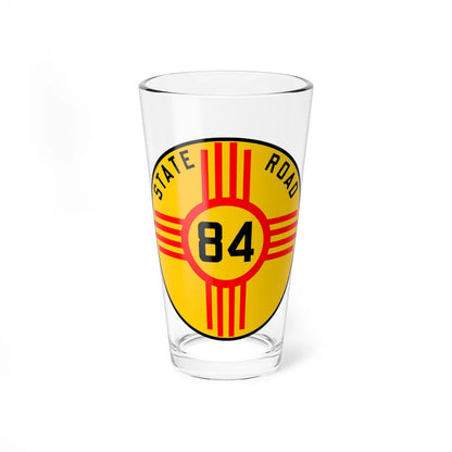 New Mexico 84 1926 (New Mexico) (Road Sign) Pint Glass 16oz - Go Mug Yourself