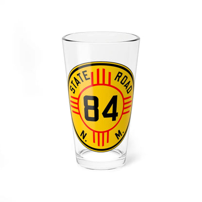New Mexico 84 1932 (New Mexico) (Road Sign) Pint Glass 16oz - Go Mug Yourself