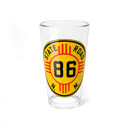 New Mexico 86 1932 (New Mexico) (Road Sign) Pint Glass 16oz 16oz - Go Mug Yourself