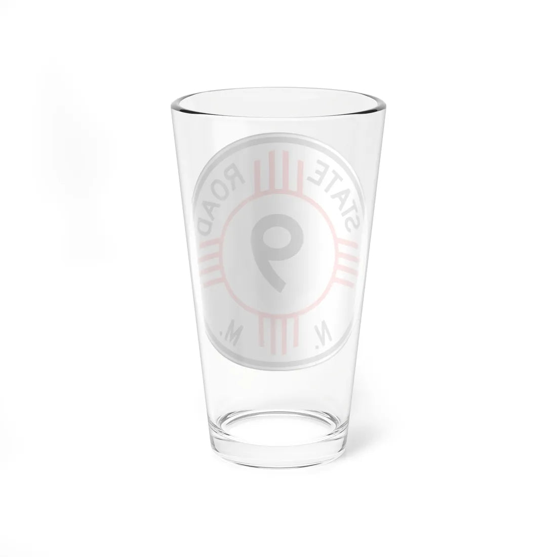 New Mexico 9 1952 (New Mexico) (Road Sign) Pint Glass 16oz - Go Mug Yourself