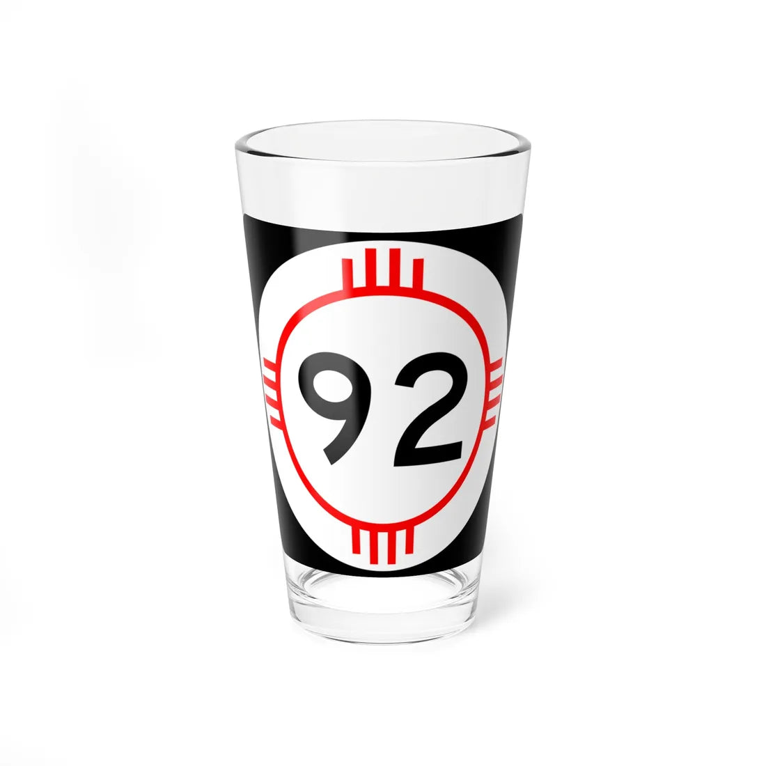 New Mexico 92 (New Mexico) (Road Sign) Pint Glass 16oz 16oz - Go Mug Yourself