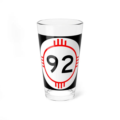 New Mexico 92 (New Mexico) (Road Sign) Pint Glass 16oz 16oz - Go Mug Yourself
