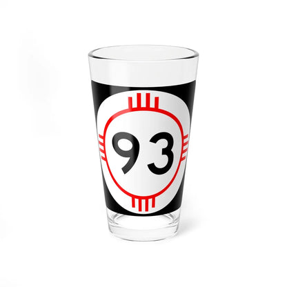 New Mexico 93 (New Mexico) (Road Sign) Pint Glass 16oz 16oz - Go Mug Yourself