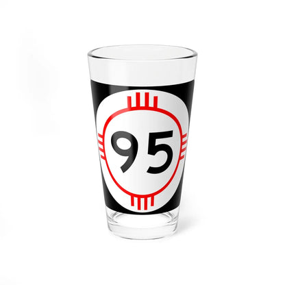 New Mexico 95 (New Mexico) (Road Sign) Pint Glass 16oz 16oz - Go Mug Yourself