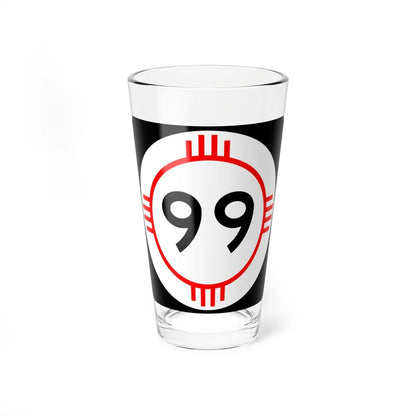 New Mexico 99 (New Mexico) (Road Sign) Pint Glass 16oz 16oz - Go Mug Yourself