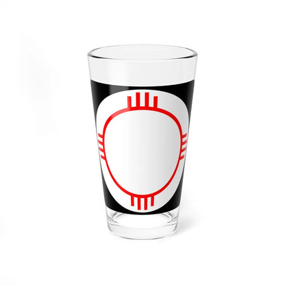 New Mexico blank (New Mexico) (Road Sign) Pint Glass 16oz 16oz - Go Mug Yourself