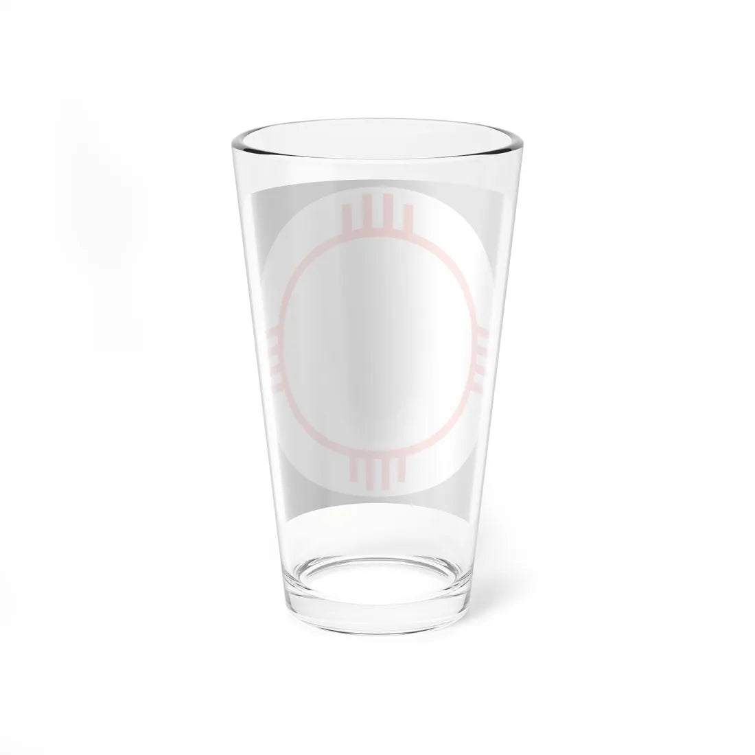 New Mexico blank (New Mexico) (Road Sign) Pint Glass 16oz - Go Mug Yourself