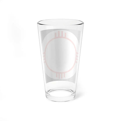 New Mexico blank (New Mexico) (Road Sign) Pint Glass 16oz - Go Mug Yourself