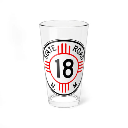 New Mexico XX 1952 (New Mexico) (Road Sign) Pint Glass 16oz - Go Mug Yourself