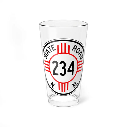 New Mexico XXX 1952 (New Mexico) (Road Sign) Pint Glass 16oz - Go Mug Yourself