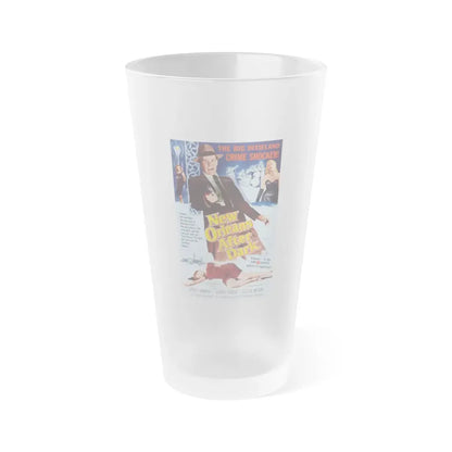 NEW ORLEANS AFTER DARK 1958 Movie Poster - Frosted Pint Glass 16oz 16oz Frosted - Go Mug Yourself