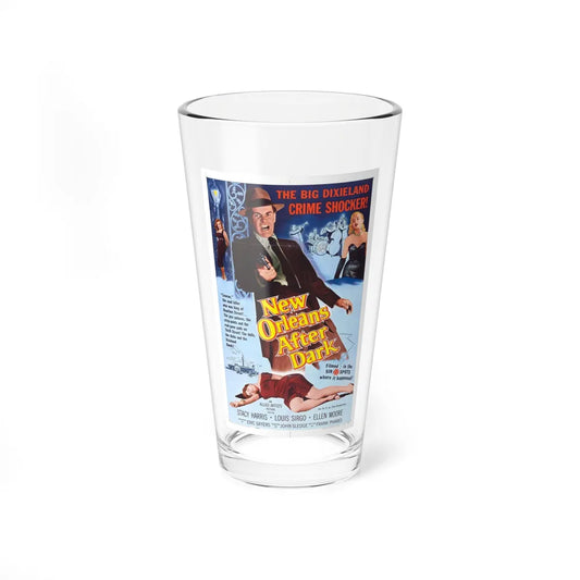 NEW ORLEANS AFTER DARK 1958 Movie Poster - Pint Glass 16oz-16oz-Go Mug Yourself