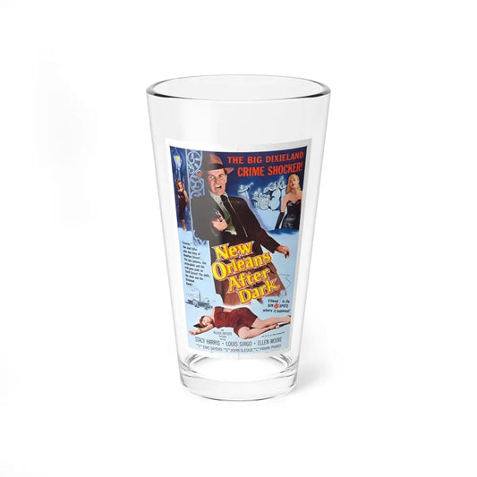 NEW ORLEANS AFTER DARK 1958 Movie Poster - Pint Glass 16oz 16oz - Go Mug Yourself