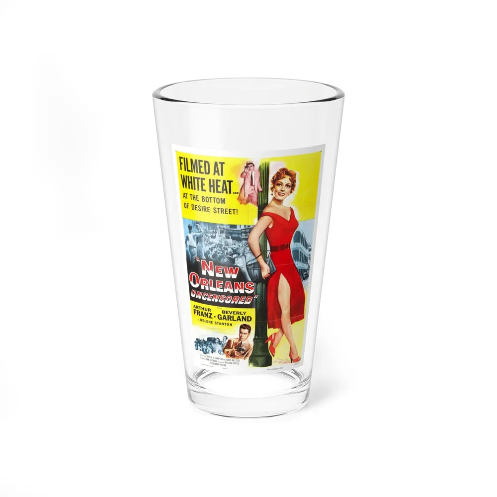 NEW ORLEANS UNCENSORED 1955 Movie Poster - Pint Glass 16oz-16oz-Go Mug Yourself