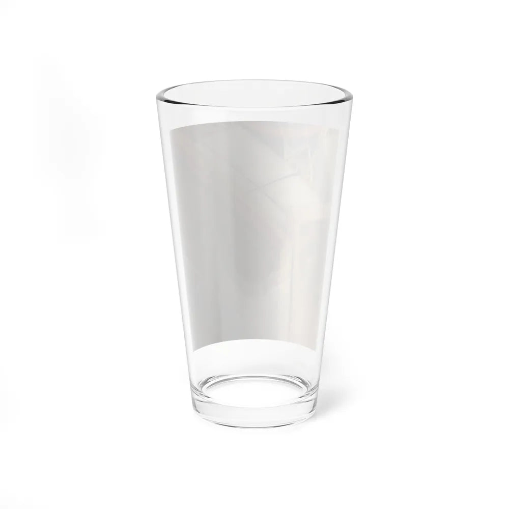 New Provisions_ signature (Magazine Illustration) Pint Glass 16oz-Go Mug Yourself