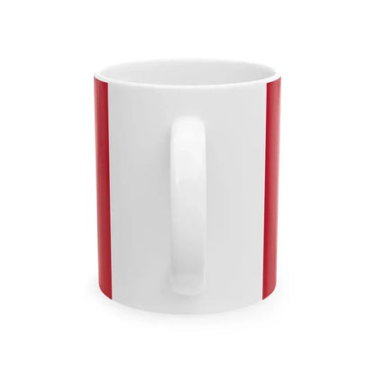 New Raleigh Flag (United States) White Coffee Mug - Go Mug Yourself