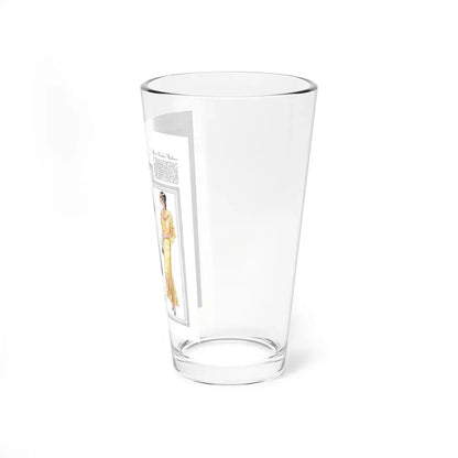 New Slender Hiplines, McCall's magazine, February 1930 (Magazine Illustration) Pint Glass 16oz - Go Mug Yourself