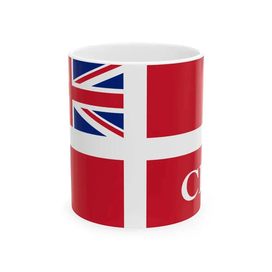 New South Wales Customs Flag 1882-1901 (Australia) White Coffee Mug 11oz - Go Mug Yourself