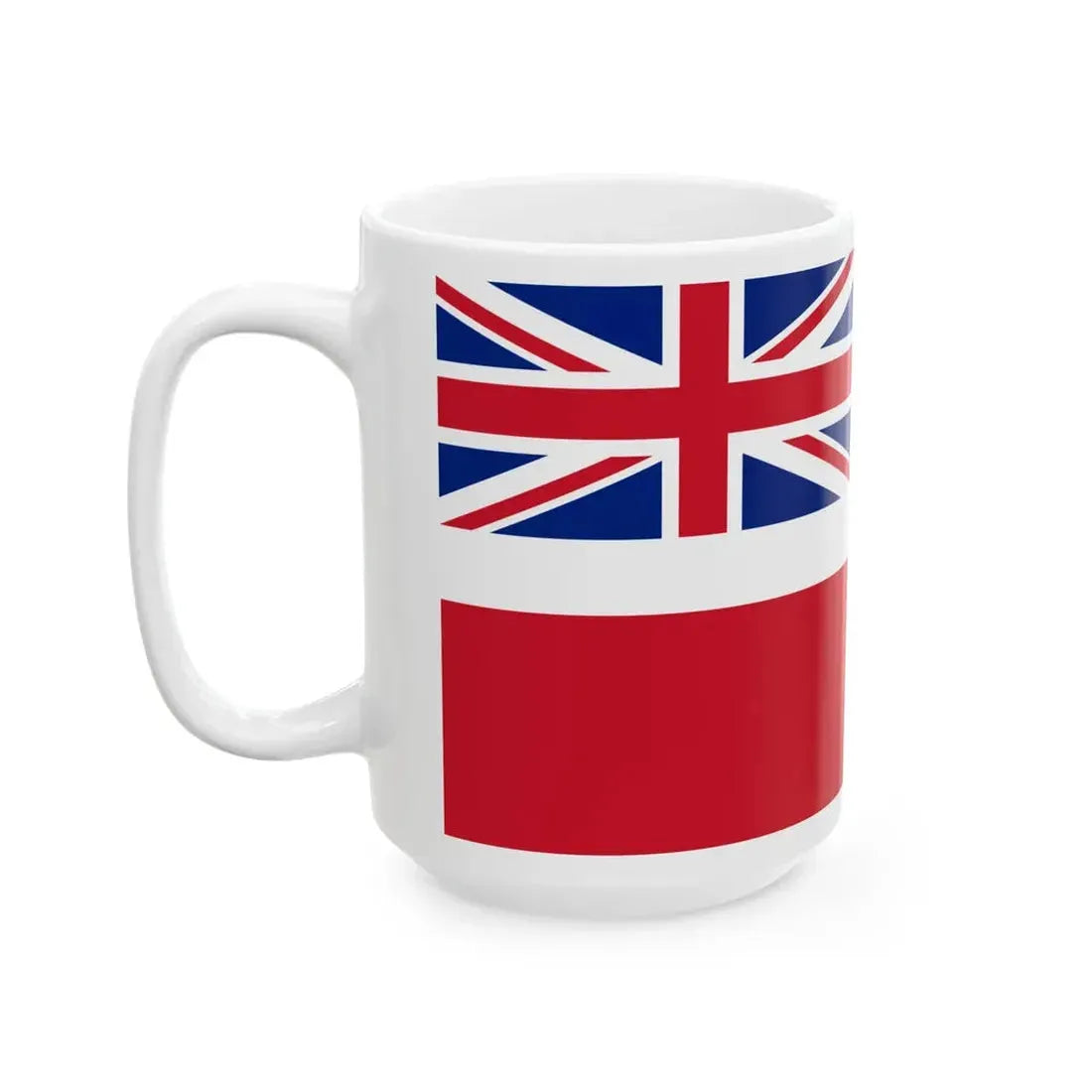 New South Wales Customs Flag 1882-1901 (Australia) White Coffee Mug - Go Mug Yourself