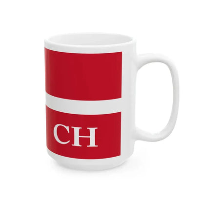 New South Wales Customs Flag 1882-1901 (Australia) White Coffee Mug - Go Mug Yourself