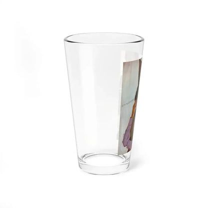 New-style marriage, Chatelaine, June 1966 (Magazine Illustration) Pint Glass 16oz - Go Mug Yourself