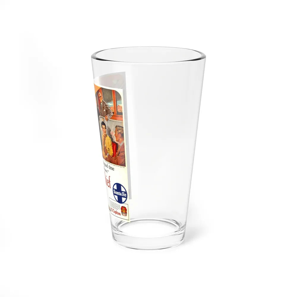 New Super Chief, advertisement (Magazine Illustration) Pint Glass 16oz-Go Mug Yourself