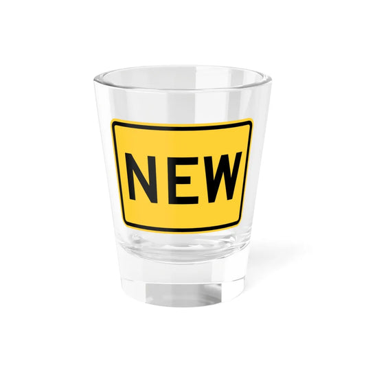 NEW y Delaware W3-7a-DE (Delaware) (Road Sign) Shot Glass 1.5oz 1.5oz - Go Mug Yourself