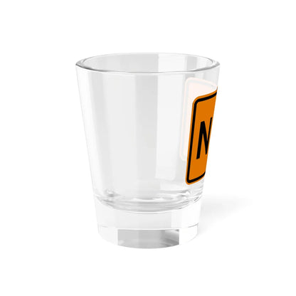 NEW y Delaware W3-7a-DE temporary (Delaware) (Road Sign) Shot Glass 1.5oz - Go Mug Yourself