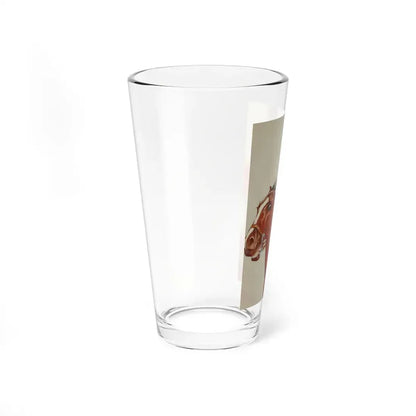 New Year's Baby, probable January calendar illustration (Magazine Illustration) Pint Glass 16oz - Go Mug Yourself