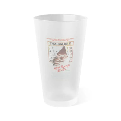NEW YEARS EVIL 1980 Movie Poster - Frosted Pint Glass 16oz 16oz Frosted - Go Mug Yourself