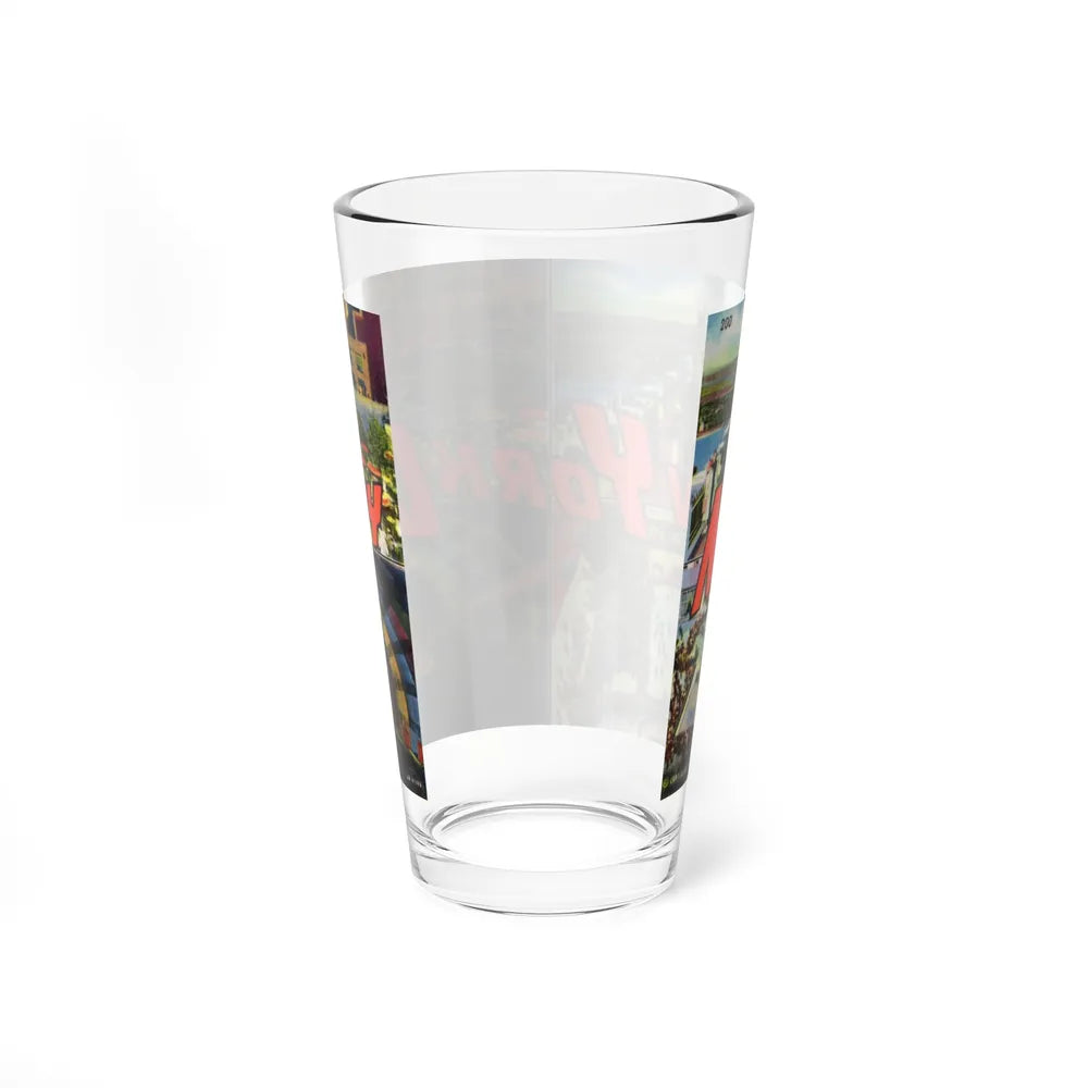 New York City (Greeting Postcards) Pint Glass 16oz-Go Mug Yourself