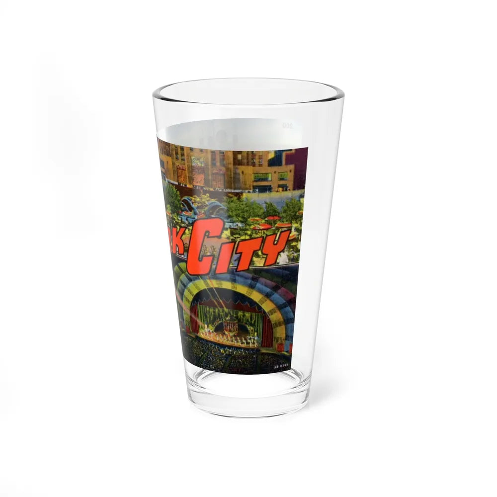 New York City (Greeting Postcards) Pint Glass 16oz-Go Mug Yourself