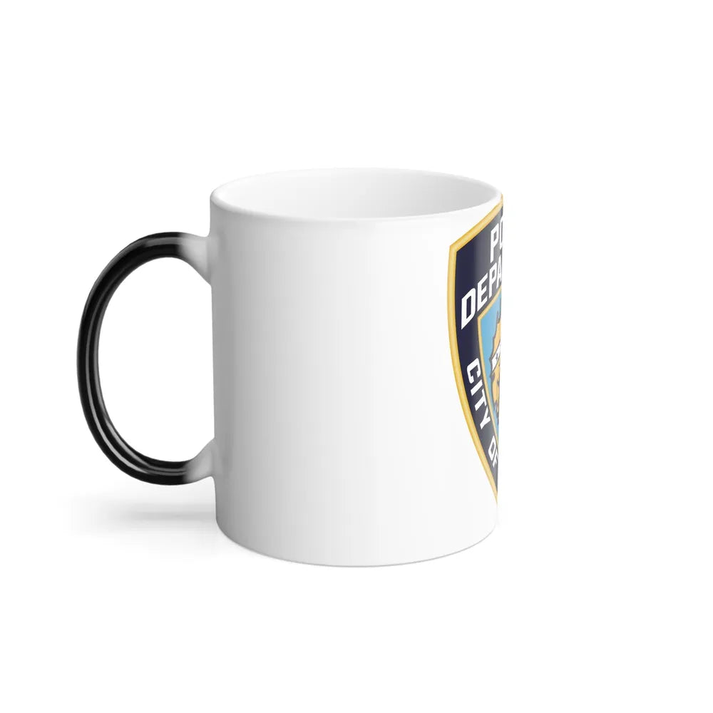 New York City Police Department - Color Changing Mug 11oz-Go Mug Yourself