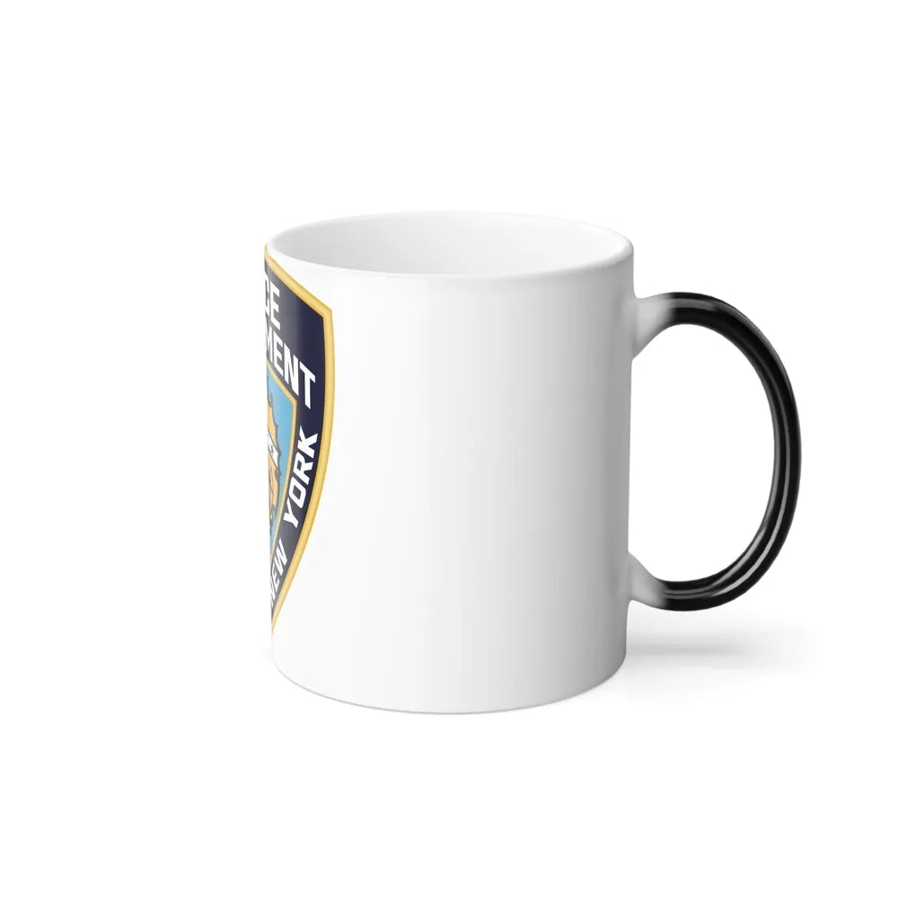 New York City Police Department - Color Changing Mug 11oz-Go Mug Yourself