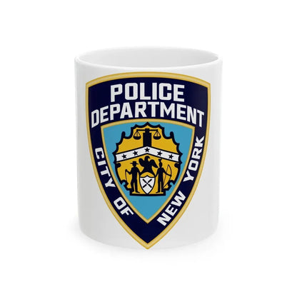 New York City Police Department - White Coffee Mug 11oz - Go Mug Yourself