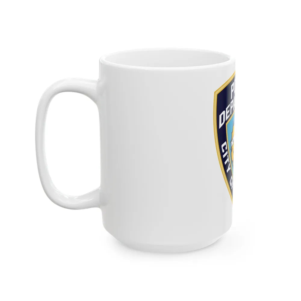 New York City Police Department - White Coffee Mug-Go Mug Yourself