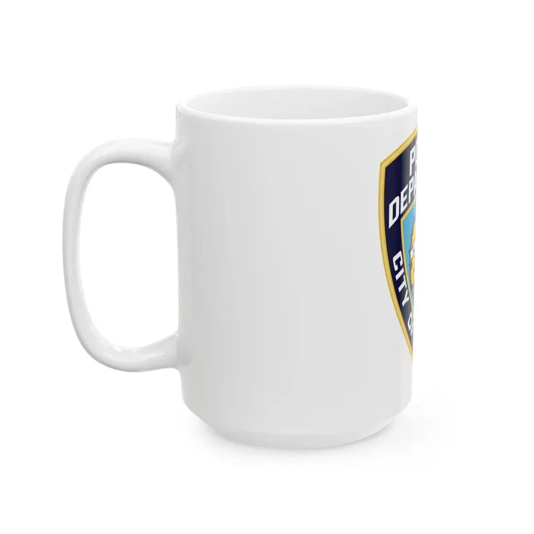 New York City Police Department - White Coffee Mug - Go Mug Yourself