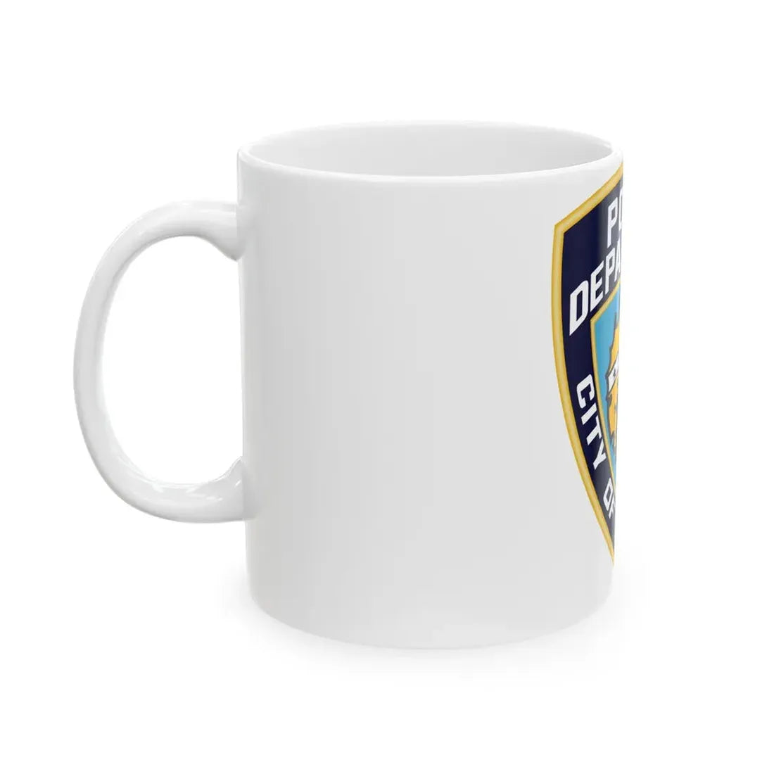 New York City Police Department - White Coffee Mug - Go Mug Yourself