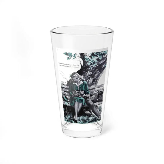 New York Is A Terrible Place, Good Housekeeping, January 1943 (Magazine Illustration) Pint Glass 16oz 16oz - Go Mug Yourself