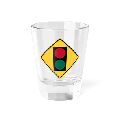 New York ramp meter sign (New York) (Road Sign) Shot Glass 1.5oz 1.5oz - Go Mug Yourself