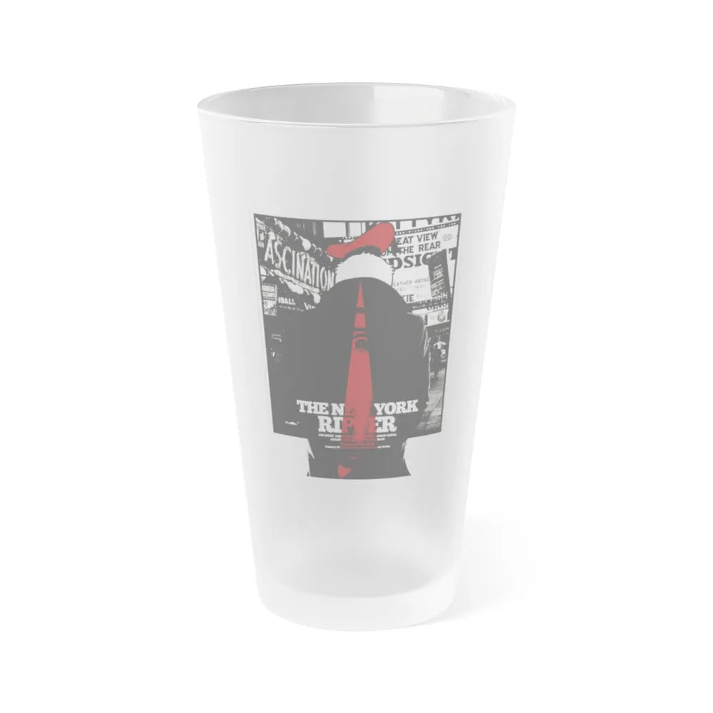 NEW YORK RIPPER (MONDO) 1982 Movie Poster - Frosted Pint Glass 16oz-16oz-Frosted-Go Mug Yourself