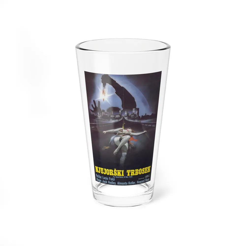 NEW YORK RIPPER (YOGOSLAVIA) 1982 Movie Poster - Pint Glass 16oz-16oz-Go Mug Yourself