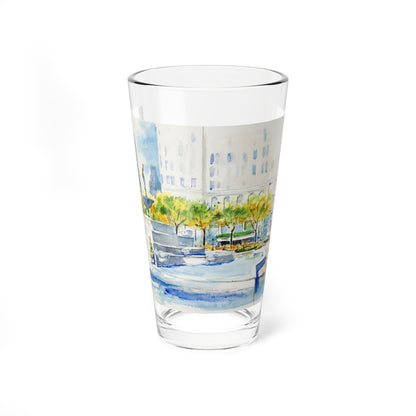 New York Street Scenes (1) (Magazine Illustration) Pint Glass 16oz-16oz-Go Mug Yourself