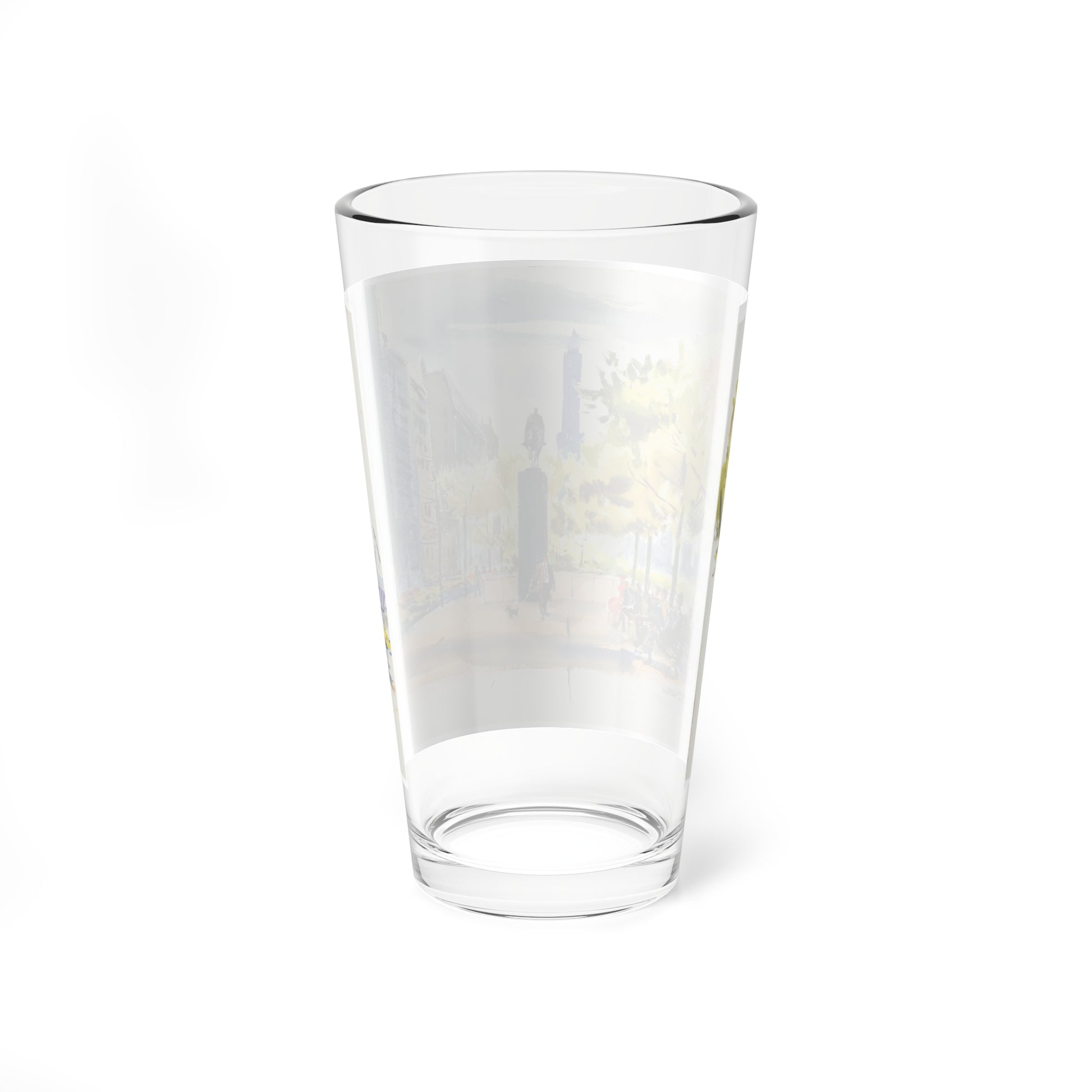 New York Street Scenes (2) (Magazine Illustration) Pint Glass 16oz-Go Mug Yourself