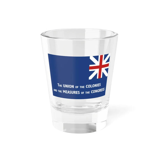 New York Union Flag 1775 reverse (United States) Shot Glass 1.5oz 1.5oz - Go Mug Yourself